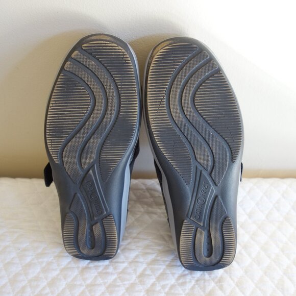 ORTHOFEET Orthopedic Grey Stretch Knit Quincy Slip-On Shoes  Wmns 8.5 Extra Wide - Picture 9 of 10
